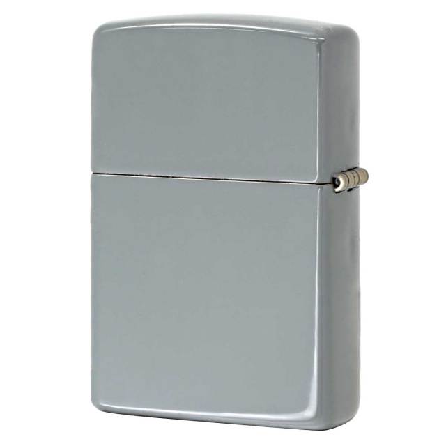 Zippo ジッポー グレー ジッポ ロゴ Flat Grey 塗装 49452ZL メール便