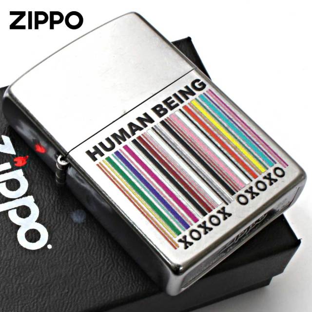 Zippo ジッポー カラフル ライン Human Being ストリート