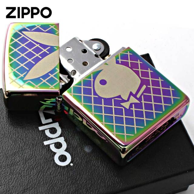 Zippo ジッポー プレイボーイ バニー うさぎ ロゴ Play boy 虹