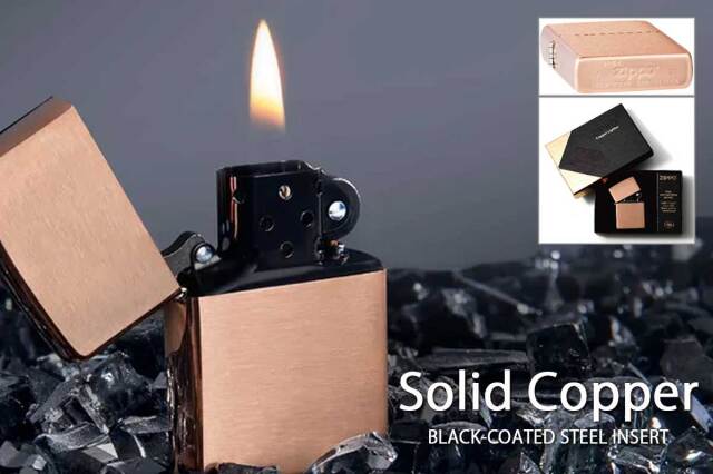 Zippo ジッポー Classic Solid Copper ソリッドカッパー 復刻モデル 