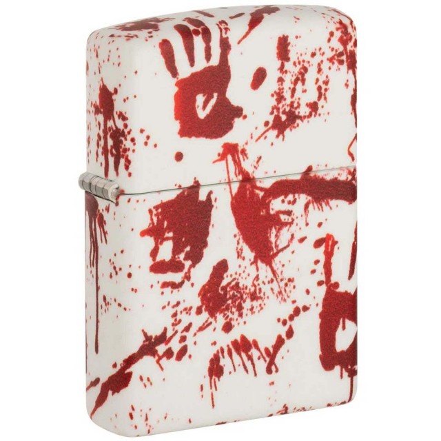 Zippo ジッポー 赤い手 Bloody Hands 全面塗装 49808 メール便可