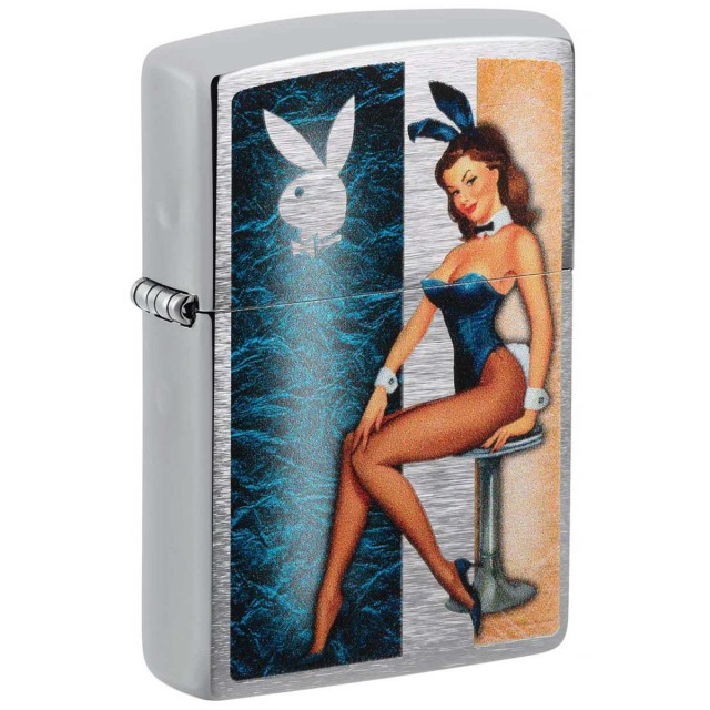 Zippo ジッポー PLAYBOY bunny pinup poses gracefully 48374 メール便可