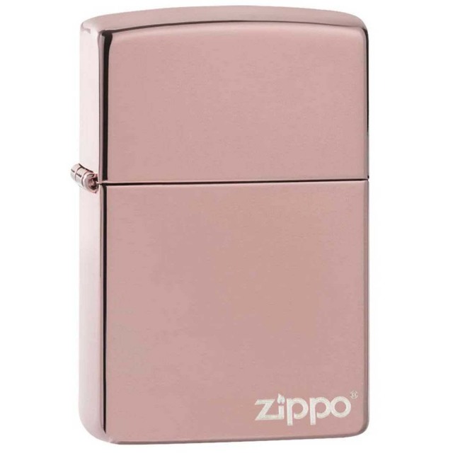 Zippo ジッポー ローズゴールド ジッポ ロゴ High Polish Rose Gold Zippo Logo 鏡面 ポリッシュ 49190ZL メール便可
