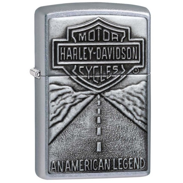 Zippo ジッポー ハーレーダビッドソン ロゴ アメリカモデル バイク 二輪 モーターサイクル  Harley Davidson EMBLEM ストリートクローム 20229