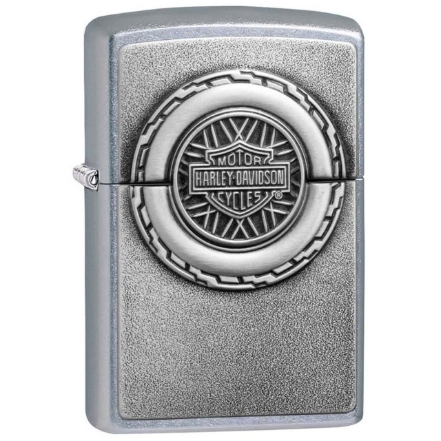 Zippo ジッポー ハーレーダビッドソン ロゴ アメリカモデル バイク 二輪 モーターサイクル  Harley Davidson EMBLEM ストリートクローム 49175