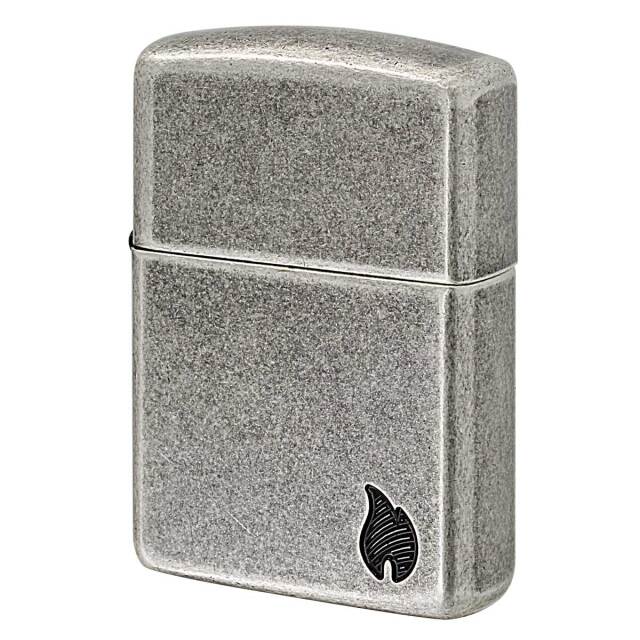Zippo ジッポー アーマー 炎 アイコンフレーム ARMOR Flame アンティークシルバー 46399