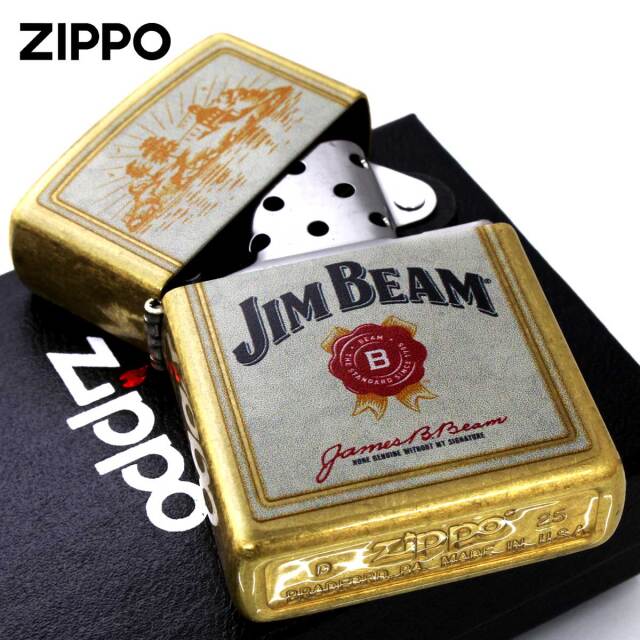 Zippo ジッポー ジムビーム ロゴ 酒 Jim Beam Provenance ライセンス品