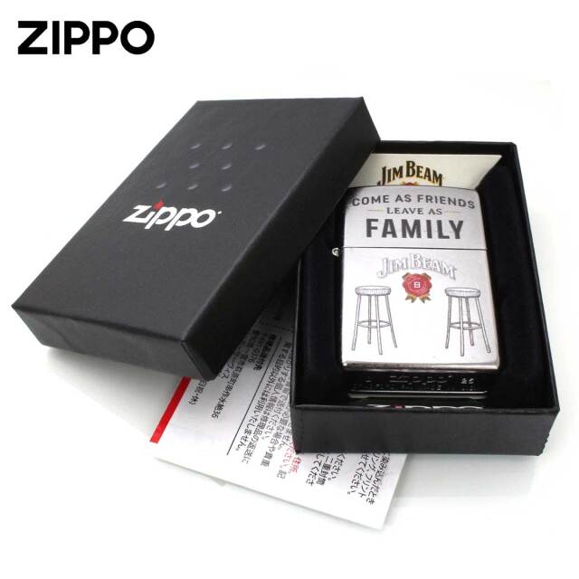 Zippo ジッポー ジムビーム ロゴ 酒 Jim Beam Barstools ライセンス品
