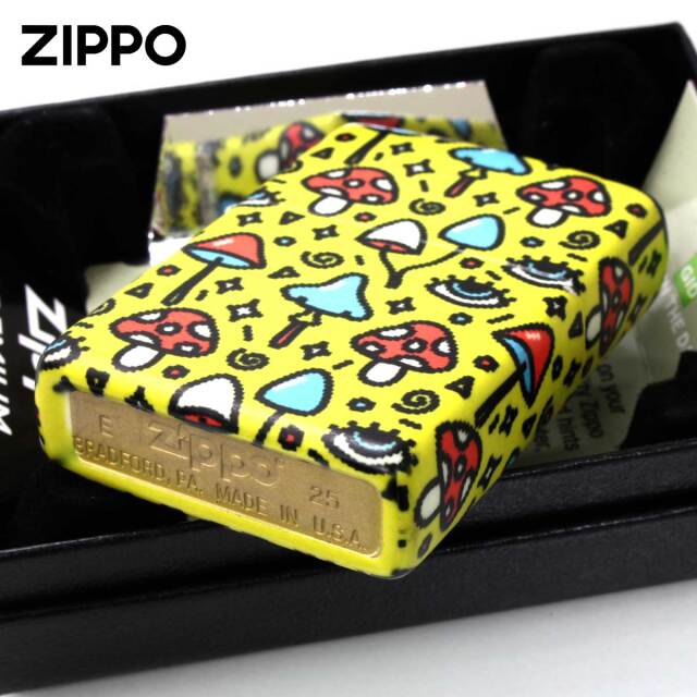 Zippo ジッポー きのこ 目玉 Eye Spy アイ・スパイ 蓄光 塗装 46847