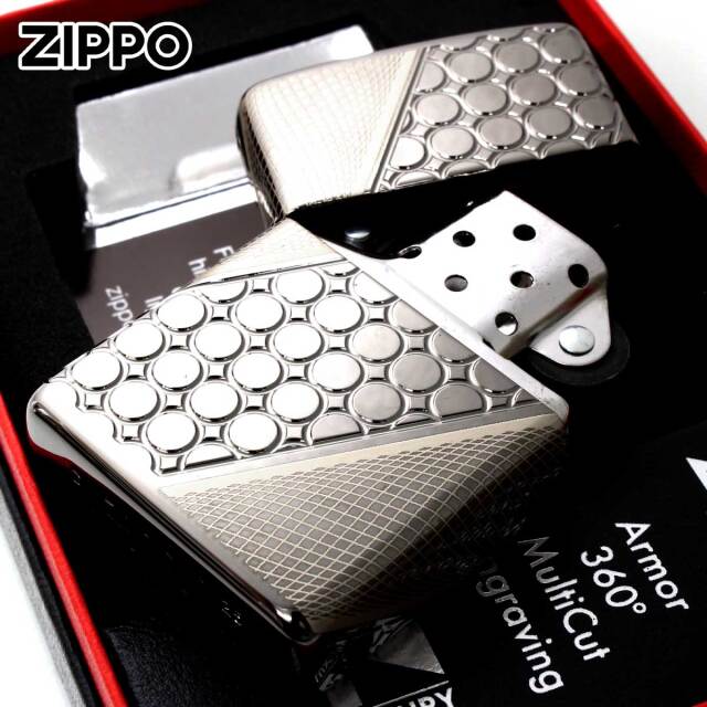Zippo 06 Deep Impact Armor|ジッポ ディープインパクト アーマー Zippo ジッポー アーマー 彫刻 WAVE ウェーブ 模様 両面加工