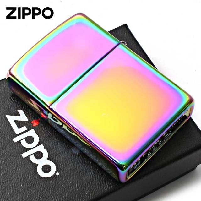 Zippo ジッポー 虹 スペクトラム ジッポ ロゴ SPECTRUM 鏡面