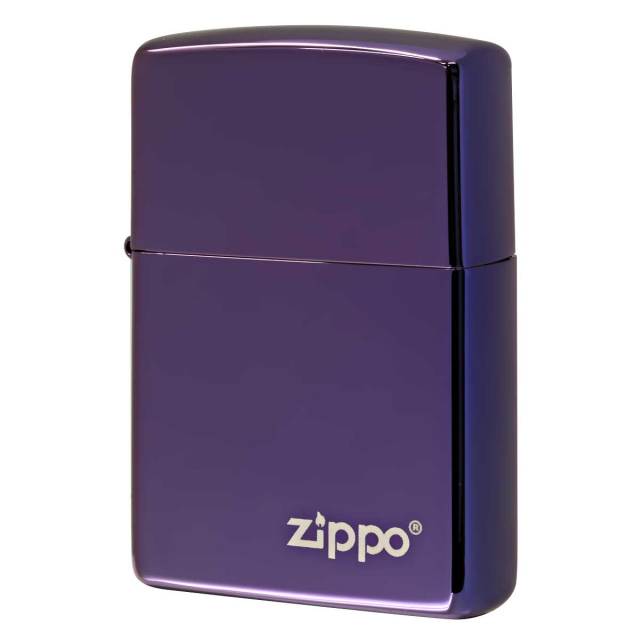 Zippo ジッポー アビス パープル ジッポ ロゴ High Polish Purple Abyss Logo 鏡面 PVD加工 24747ZL メール便可
