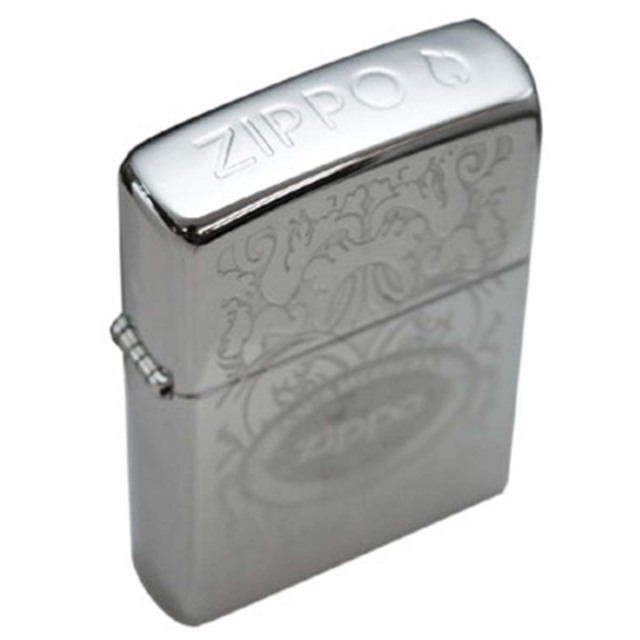 Zippo ジッポー トップ クラウンスタンプ ジッポ ロゴ Zippo Logo Crown Stamp 鏡面 ポリッシュ クローム 24751