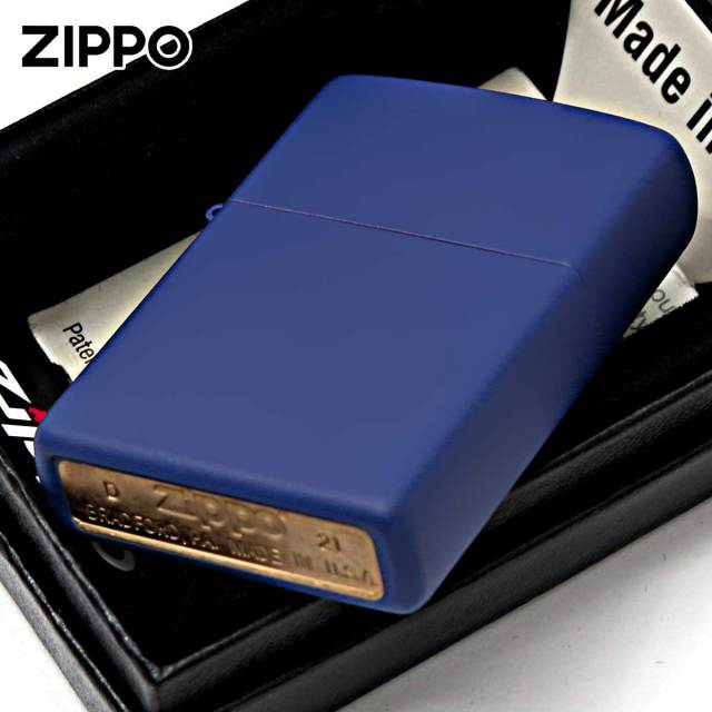 Zippo ジッポー 無地 ロイヤルブルー マット Royal Blue Matte 塗装