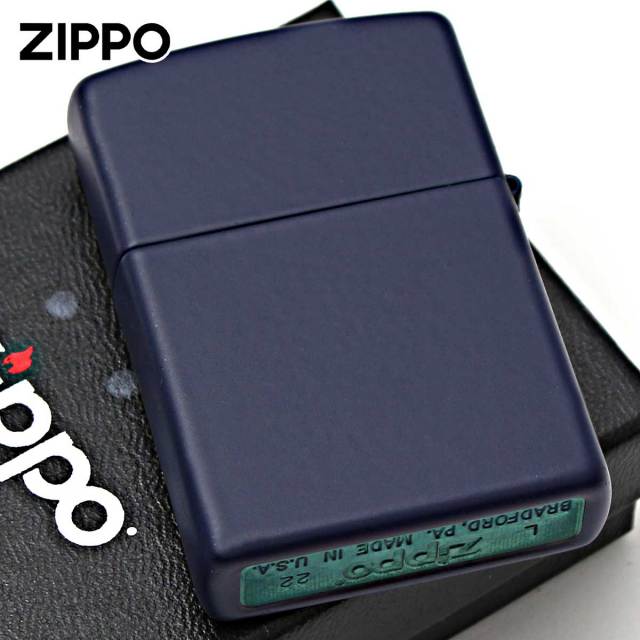 Zippo ジッポー 無地 ネイビー マット Navy Matte 塗装 239 メール便可｜Zippo専門店フラミンゴ：本店