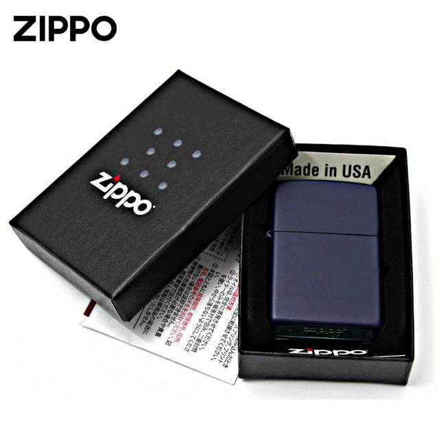 ビジネス・経済 Zippo bB Classic Navy Blue Matte Windproof Lighter – Zippo USA