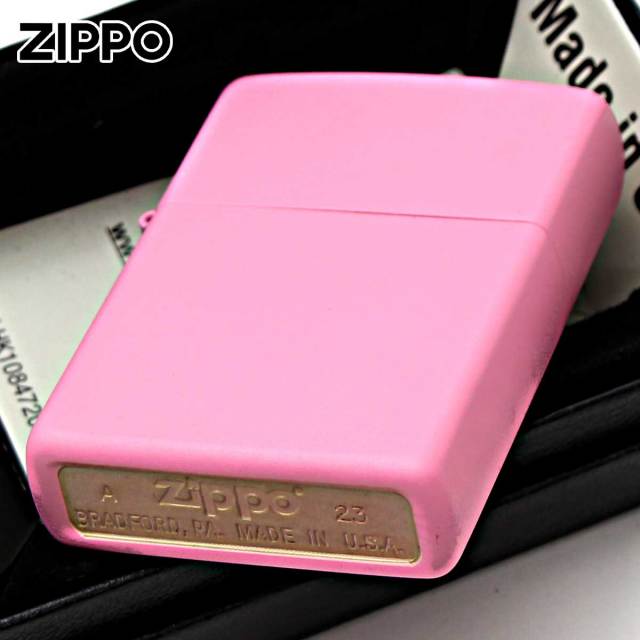 Zippo ジッポー 無地 ピンク マット Pink Matte 塗装 238 メール