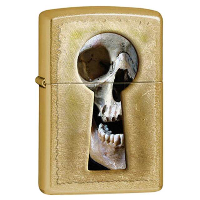 Zippo ジッポー KEYHOLE SKULL キーホール スカル 28540 メール便可