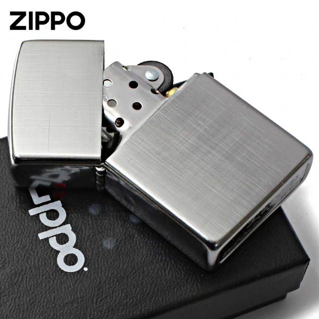 Zippo ジッポー リネン ウエーブ Linen Weave ブラッシュドクローム