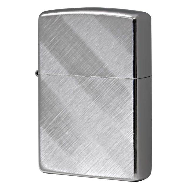 Zippo ジッポー ダイヤゴナル ウェーブ Diagonal Weave ブラッシュドクローム 28182 メール便可