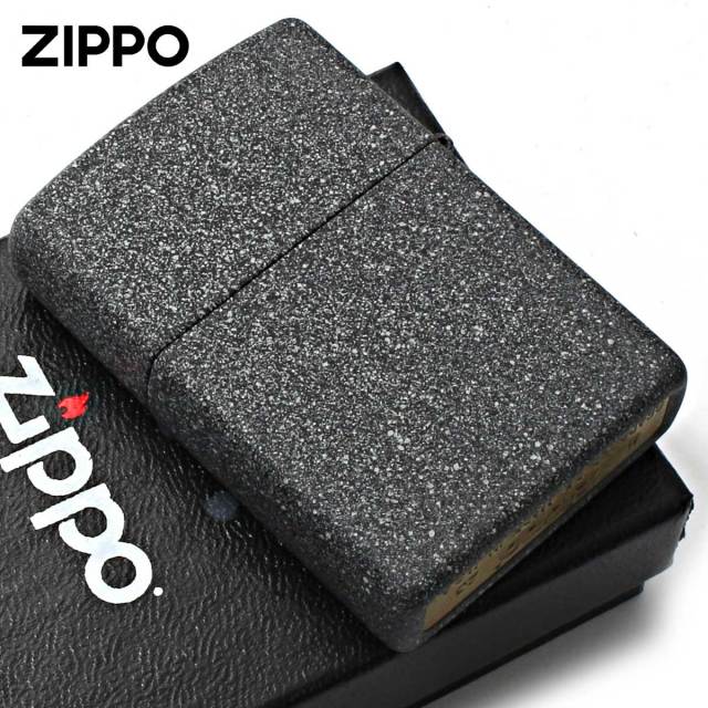 Zippo ジッポー 無地 ブラック アイロン ストーン Iron Stone Zippo ジッポー 無地 ブラック アイロン ストーン Iron Stone