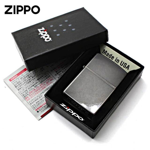 Zippo ジッポー 無地 グレー ダスク Gray Dusk 灰色の夕暮れ