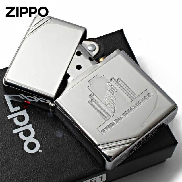 Zippo ジッポー フラットトップビンテージ ダイヤゴナルライン A
