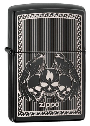 Zippo ジッポー Zippo Skulls 28678 メール便可