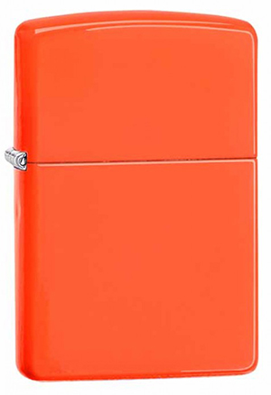 Zippo ジッポー Neon Orange 28888 メール便可