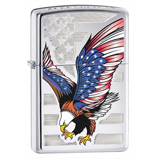 Zippo ジッポー American Eagle, Top Stamp 28449 メール便可｜Zippo 