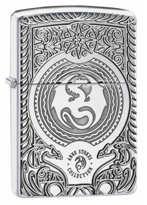 Zippo ジッポー Anne Stokes Dragon Design 28962 メール便可