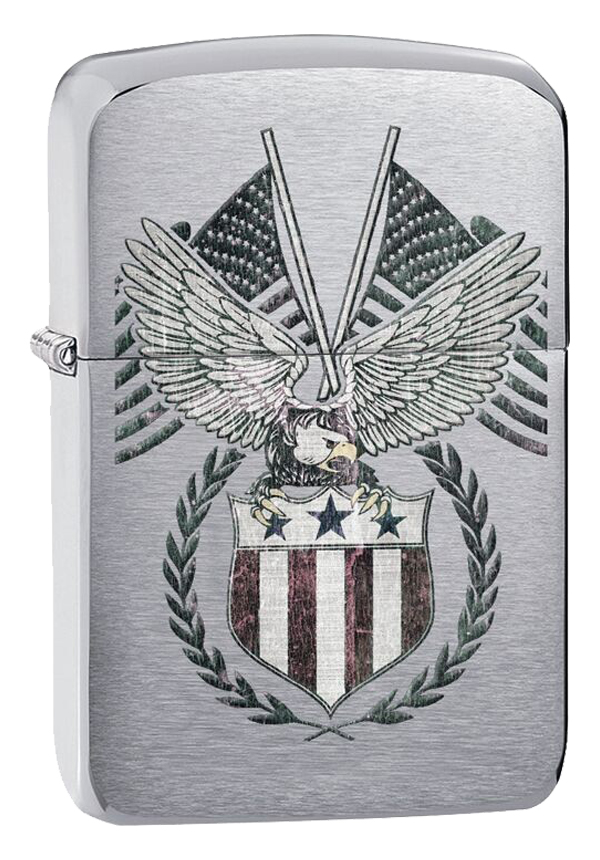 Zippo ジッポー American Eagle and Flags 29093 メール便可