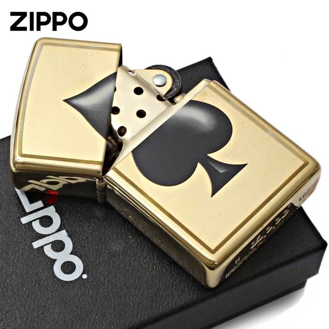 Zippo ジッポー トランプ柄 スペード Black Spade 鏡面