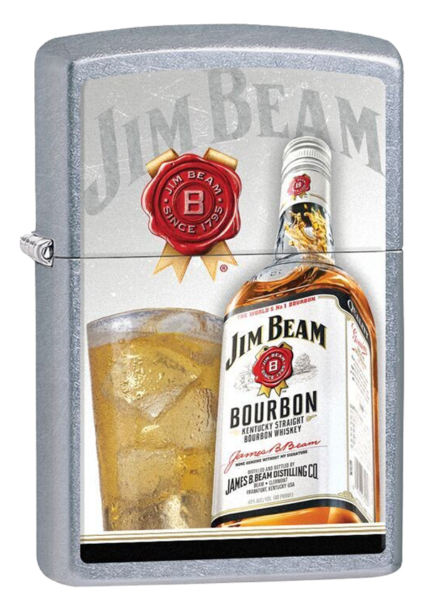 Zippo ジッポー Jim Beam Bottle and Glass 29124 メール便可