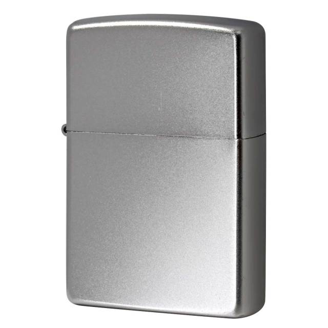 Zippo ジッポー 無地 サテンクローム Satin Chrome No.205 メール便可