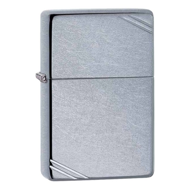 Zippo ジッポー 1937レプリカ フラットトップビンテージ 無地 Vintage Street Chrome No.267 メール便可