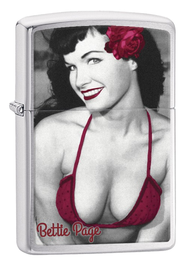 Zippo ジッポー Bettie Page Red Bikini ベティ・ペイジ 29439 メール便可