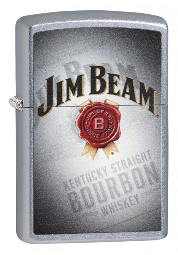 Zippo ジッポー ジムビーム 酒 ロゴ Jim Beam Logo ストリートクローム 29571 メール便可