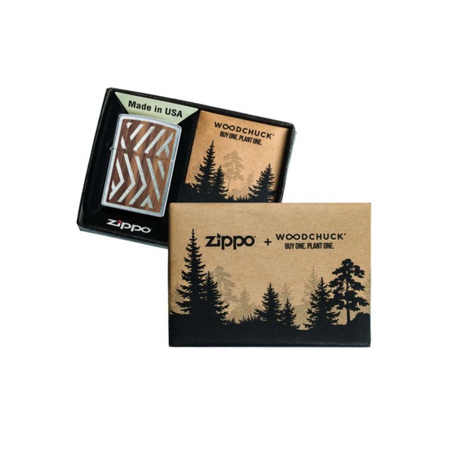 Zippo ジッポー ウッド 木 Woodchuck Sweep ヘリンボーン