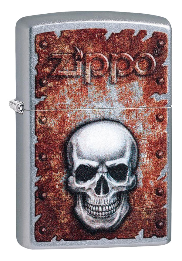 Zippo ジッポー Skull and Rust 29870 メール便可