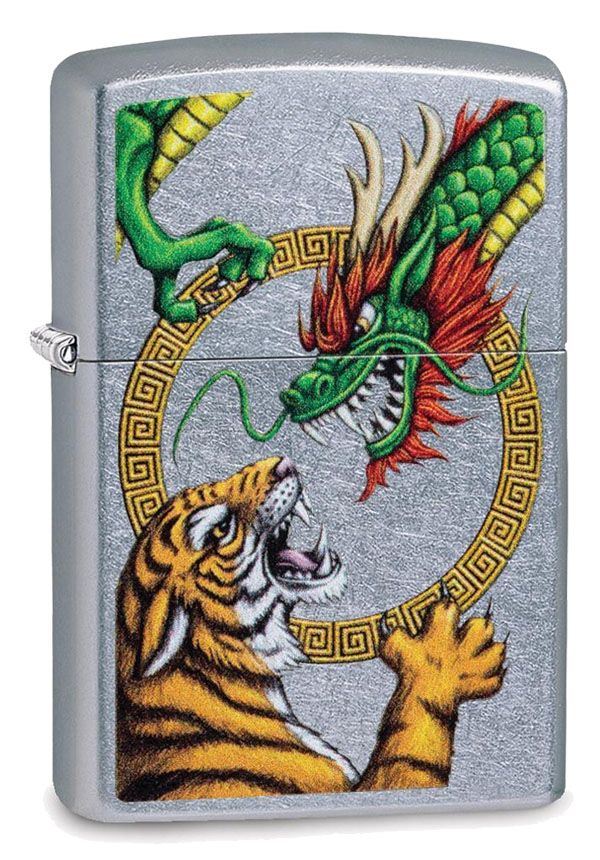 Zippo ジッポー Asian Dragon and Tiger 29837 メール便可