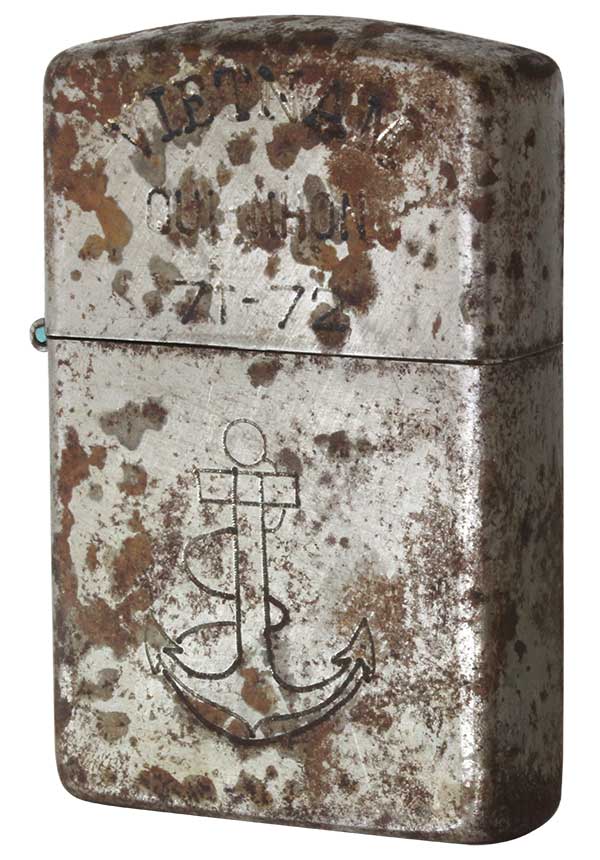 Zippo ジッポー 中古・ベトナムZIPPO 1972年製造 QUI NHON 71-72 