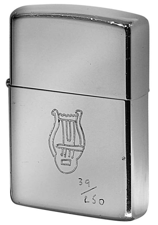 Zippo ジッポー 中古・Paul Smith ポール・スミス 箱なし 保証書なし 傷あり 1992年製造  トープ メール便可