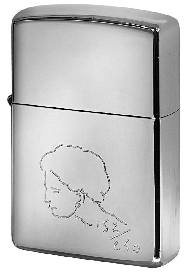 Zippo ジッポー 中古・Paul Smith ポール・スミス 箱なし 保証書なし 傷あり 1994年製造  Grecian profile メール便可