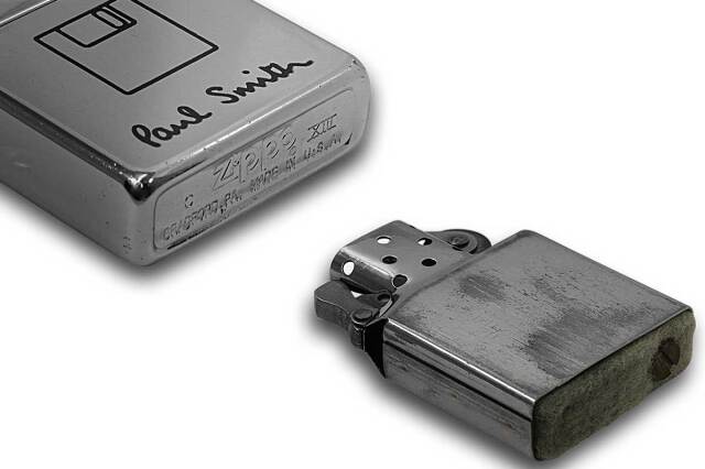 Zippo ジッポー 中古・Paul Smith ポール・スミス 箱なし 保証書なし
