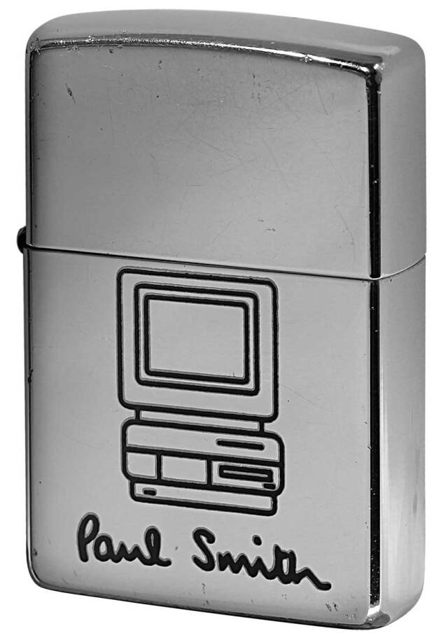 Zippo ジッポー 中古 Paul Smith ポール スミス 箱なし 保証書なし 傷あり 1997年製造 パソコン メール便可 Zippo 専門店フラミンゴ 本店