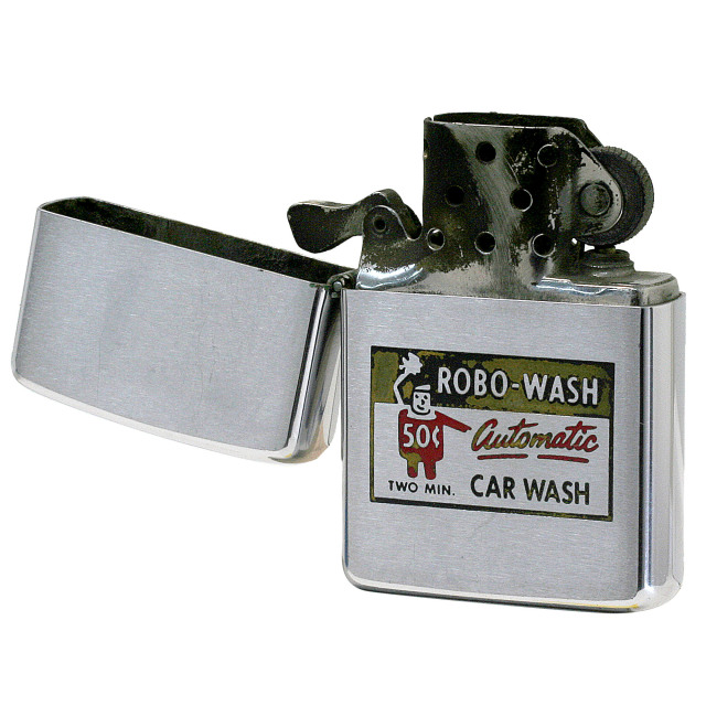 ZIPPO ジッポー　新品未使用品 絶版/ヴィンテージ Zippo ジッポー 中古 1965年製造ROBO-WASH