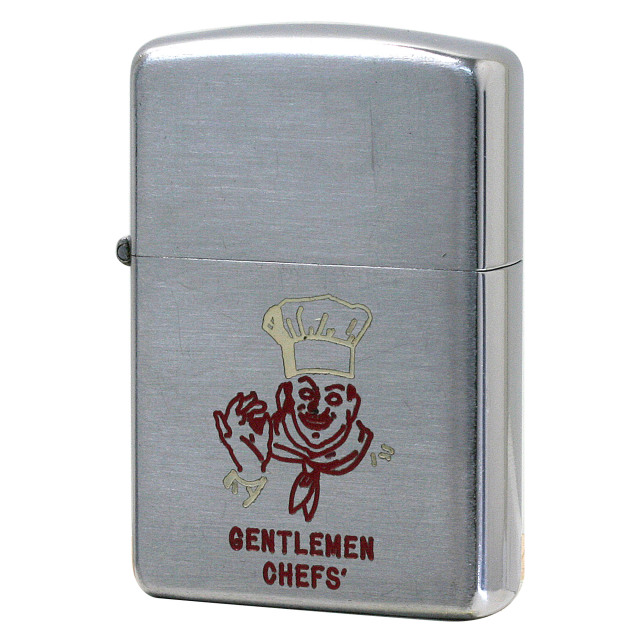 絶版/ヴィンテージ Zippo ジッポー 中古 1953年製造 GENTLEMEN CHEFS  [B]使用感ありやや傷汚れあり