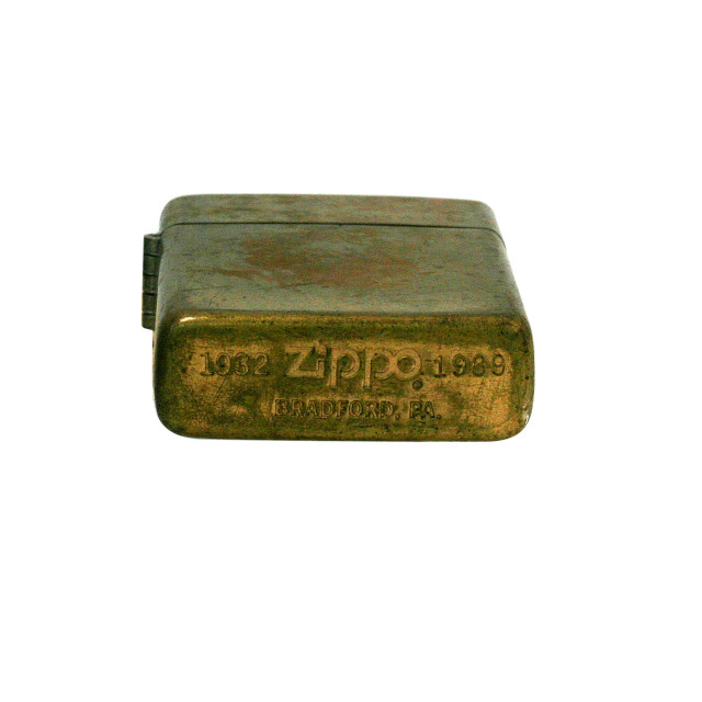 絶版/ヴィンテージ Zippo ジッポー 中古 1989年製造Solid Brass