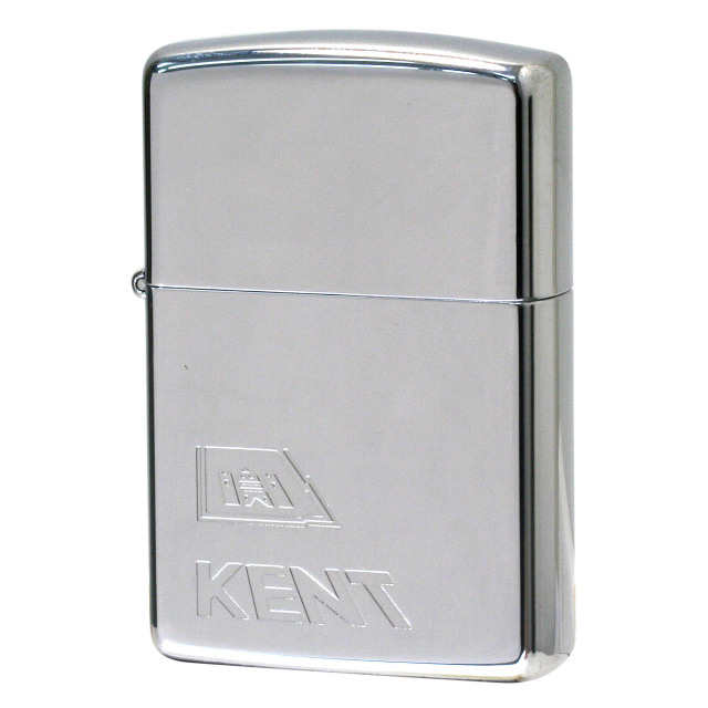 絶版/ヴィンテージ Zippo ジッポー 中古 1997年製造 タバコ銘柄 KENTレトロデザイン  [A]使用感少なく状態が良い